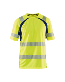 Blåkläder - T-shirt Hi-vis 3397 gul/marineblå
